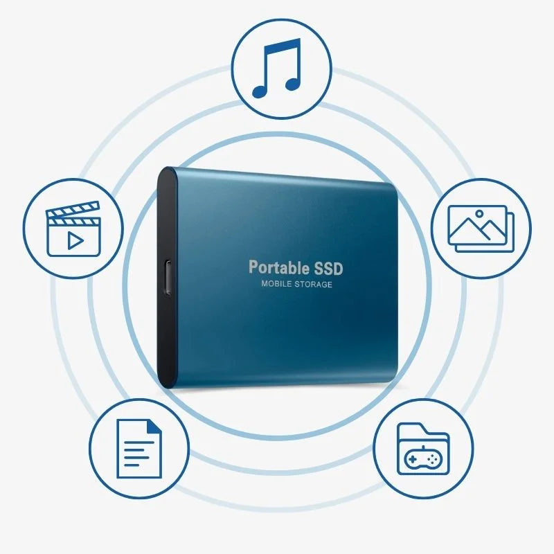 Externe SSD PS5 en Xbox USB-C 1TB tot 30TB Aluminium Plug and Play