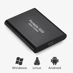 Externe SSD PS5 en Xbox USB-C 1TB tot 30TB Aluminium Plug and Play