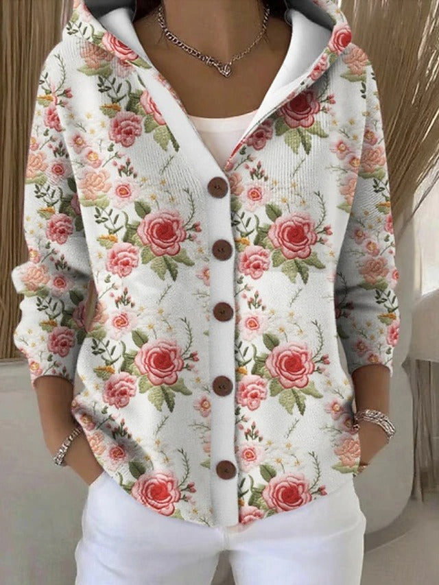 Vera | Dames Cardigan - Zachte Ademende Stof, Elegante Pasvorm Roze