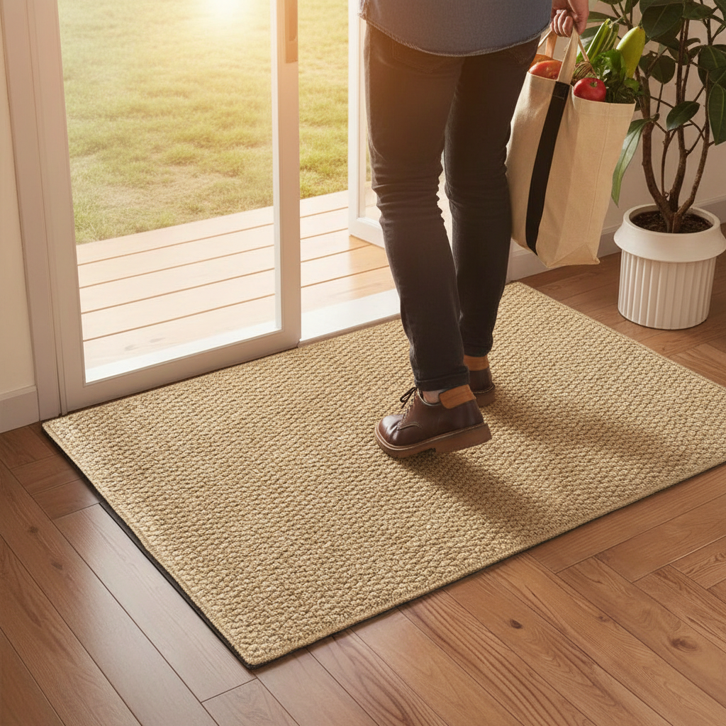 Wasbare Antislip Deurmat Binnen – Absorberend Tapijt voor Entrees en Gangen, Duurzaam en Veilig