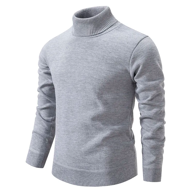 Coltrui Heren Gebreid Warm Grijs
