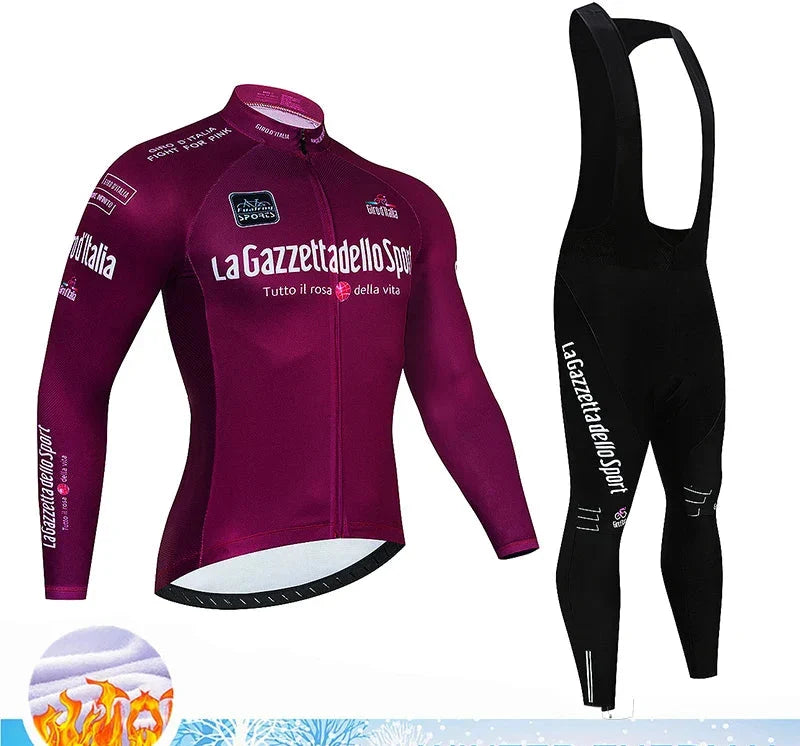 Calico | Winter Wielerset Heren Thermo | 20D Gelzadelpad, Ademend Lichtblauw 2 L