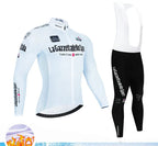 Calico | Winter Wielerset Heren Thermo | 20D Gelzadelpad, Ademend Lichtblauw 2 S