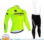 Calico | Winter Wielerset Heren Thermo | 20D Gelzadelpad, Ademend Neongroen 2