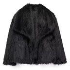 Inspire | Warm en Zacht Dames Kunstbont Winterjack - Korte Fluffy Faux Fur Jas met Kraag en Ritssluiting