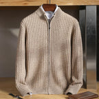 Vest Heren Rits Comfortabel Beige