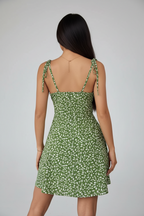Maya | Mini Jurk Dames - Bloemenprint Spaghettibandjes