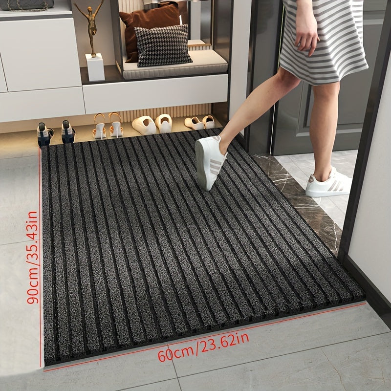 All-Season Deurmat voor Binnen & Buiten – Lage Antislip Inloopmat, Weerbestendig, Grijs of Rood