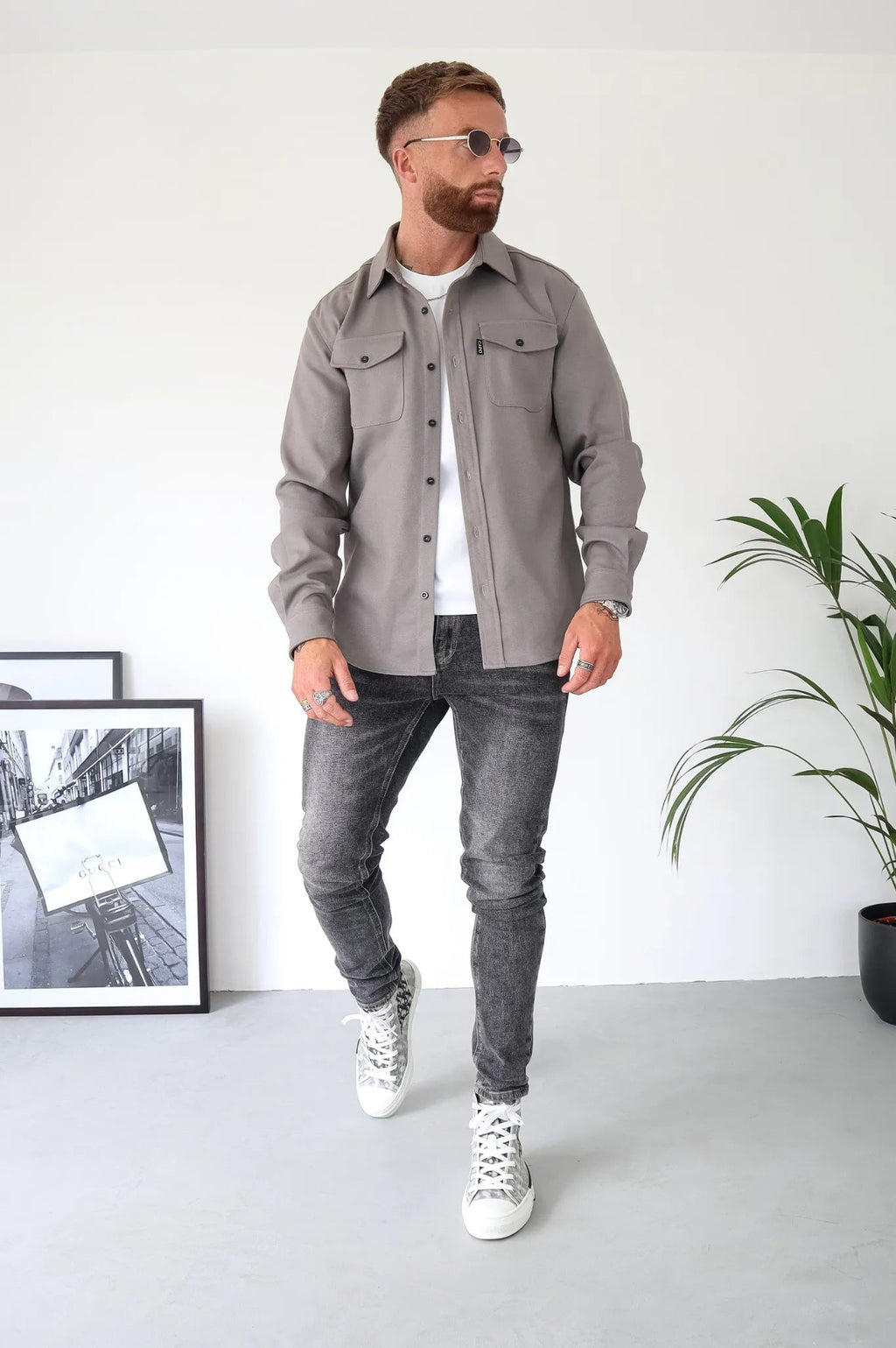 Zipari | Heren Overshirt Jas Borstzakken Lente Herfst Casual Lichtgewicht