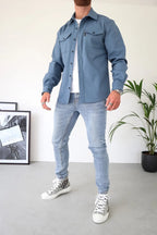 Zipari | Heren Overshirt Jas Borstzakken Lente Herfst Casual Lichtgewicht