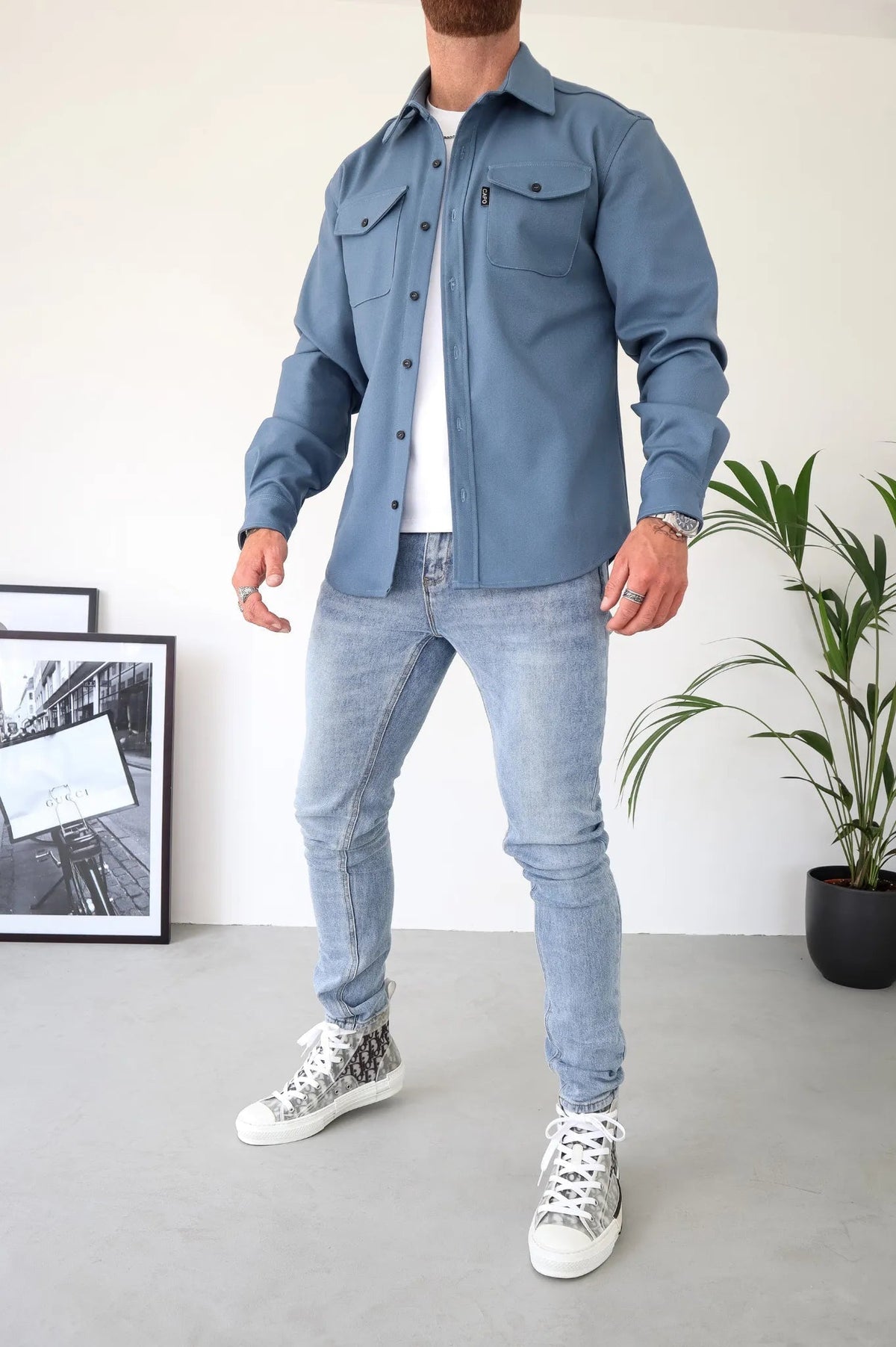 Zipari | Heren Overshirt Jas Borstzakken Lente Herfst Casual Lichtgewicht