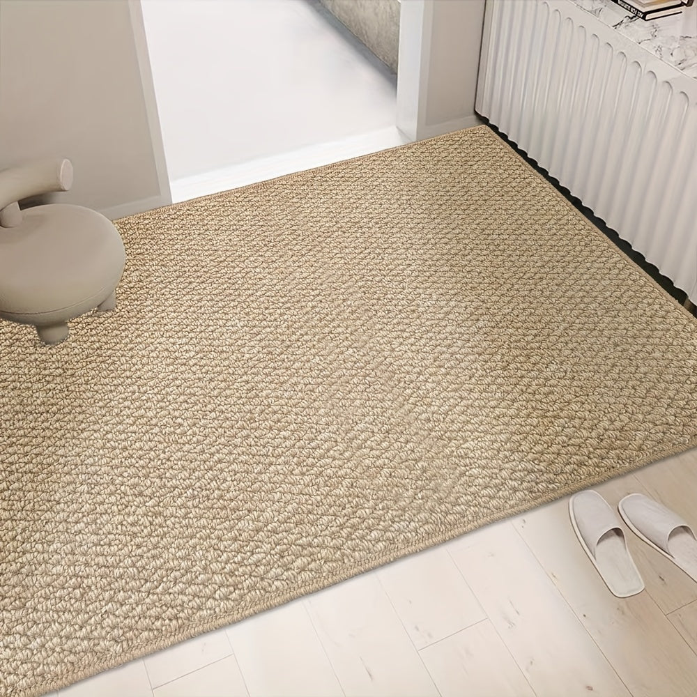 Absorberende Deurmat voor Binnen & Buiten – Antislip Mat in Jute-Look, Machinewasbaar, 3 Maten