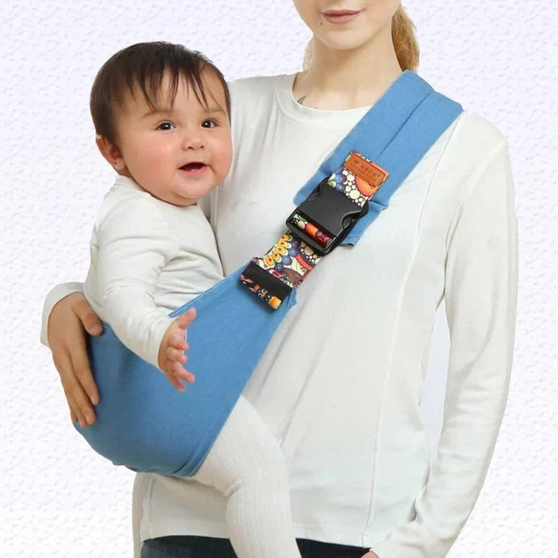 Luna | Baby-Draagdoek: Verstelbare Babydrager Blauw