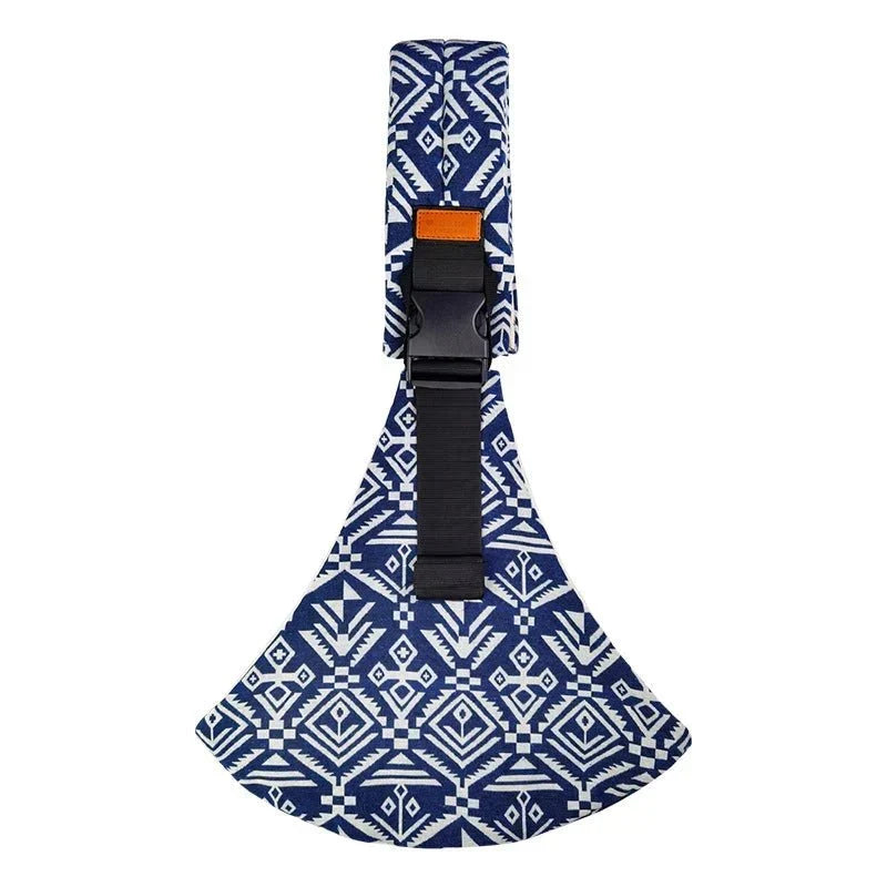 Luna | Baby-Draagdoek: Verstelbare Babydrager Bonsai Blauw