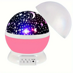 Betoverend Sterrenhemel Nachtlampje – Sterrenhemel Projector Kinderen met Muziek, 360° Draaiend, USB Oplaadbaar – Creëer Magie in de Kinderkamer Roze