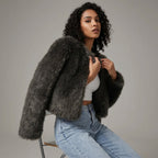 Amore | Dames Kort Faux Fur Jack - Zacht Kunstbont Vest