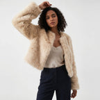 Amore | Dames Kort Faux Fur Jack - Zacht Kunstbont Vest