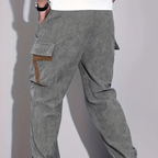 Casual Baggy Cargo Broek voor Heren – Wijde Cargobroek met Zakken, Streetwear, 4 Kleuren, XS–2XL – Zane