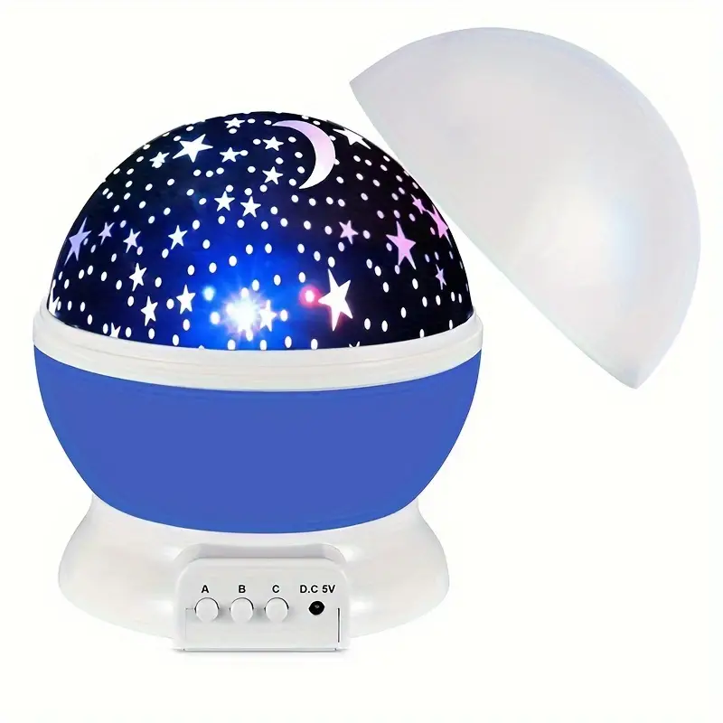 Betoverend Sterrenhemel Nachtlampje – Sterrenhemel Projector Kinderen met Muziek, 360° Draaiend, USB Oplaadbaar – Creëer Magie in de Kinderkamer