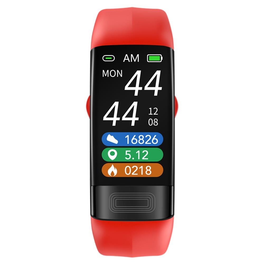 FDA-goedgekeurde Smartband: Bloeddruk, ECG, Hartslag, SpO2 & Slaaptracker