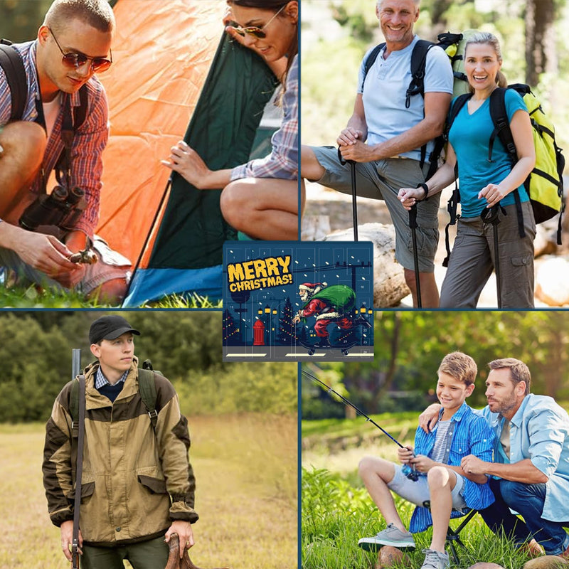 Outdoor Survival Adventskalender 24 Dagen – Adventskalender met Kampeer Gadgets & Gereedschap