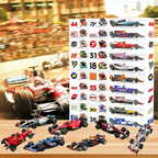 Formule 1 Adventskalender met Verzamelobjecten – Motorsport Adventskalender met 24 Fanartikelen, Cadeau voor Echte Motorsportfans