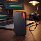 Externe SSD 64 TB Draagbaar voor Videobewerking en Snelle Bestandsoverdracht op Laptop