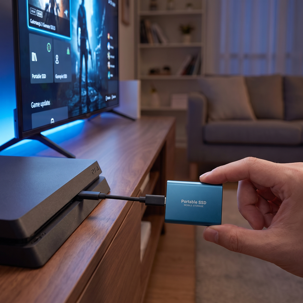 Externe SSD PS5 en Xbox USB-C 1TB tot 30TB Aluminium Plug and Play