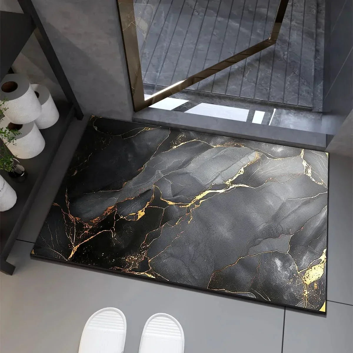 Diatomeeënaarde Badmat – Sneldrogende Antislip Douchemat in Modern Scandinavisch Design, 9 Kleuren, 4 Maten