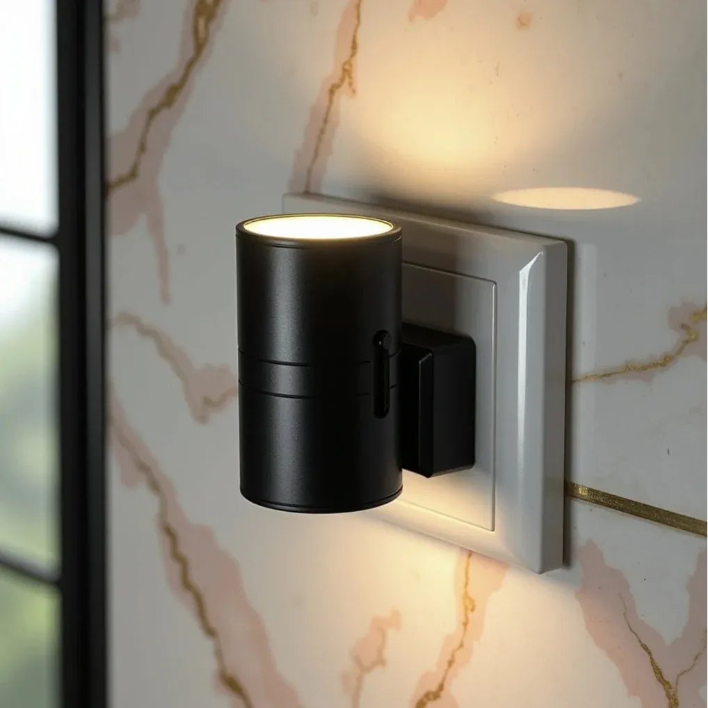NightLuxe Bauhaus-design nachtlampje - dimbare LED