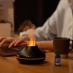 LumoMist | Luxe Aromadiffuser met LED Sfeerverlichting - Ultrasone Geurverspreider & Luchtbevochtiger voor Etherische Olie met Auto-Uitschakeling