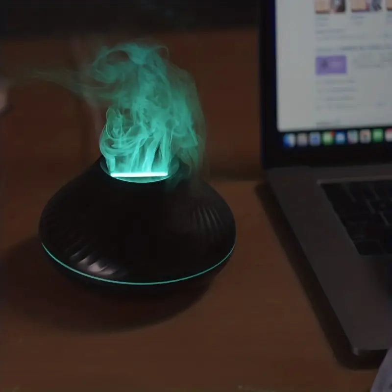 LumoMist | Luxe Aromadiffuser met LED Sfeerverlichting - Ultrasone Geurverspreider & Luchtbevochtiger voor Etherische Olie met Auto-Uitschakeling
