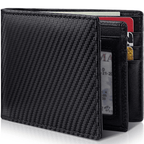 Hommes | Herenportemonnee Bifold Echt Leer met RFID-Bescherming