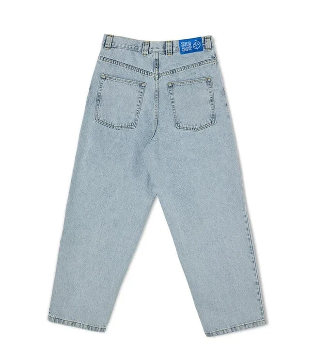 Baggy Big Boy Jeans – Wijde Skater Jeans voor Heren, Losse Pasvorm, Streetwear, Zwart of Lichtblauw, M–XL – Maverick