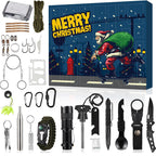 Outdoor Survival Adventskalender 24 Dagen – Adventskalender met Kampeer Gadgets & Gereedschap De Kerstman