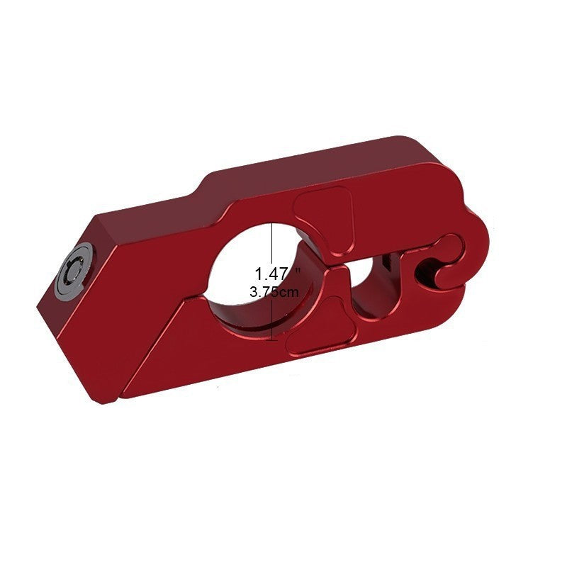 Stuurslot Scooter – Antidiefstal Stuurslot van RVS voor Scooter, Brommer, Motor & Quad, Rood of Zwart
