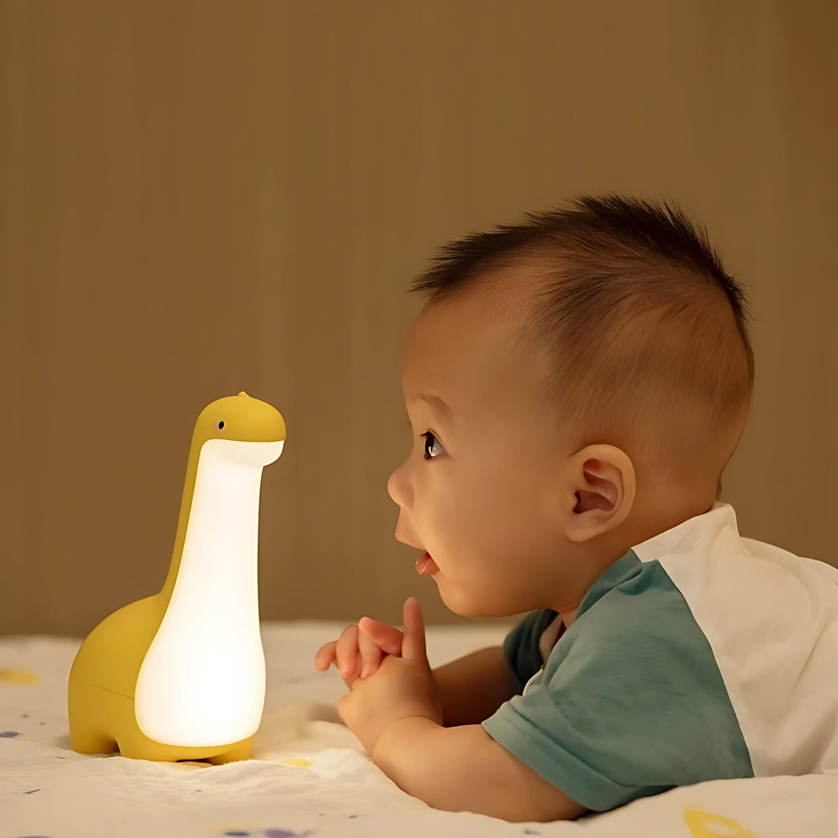 RexGlow | Dinosaurus Nachtlampje - Siliconen Kind Draadloos USB