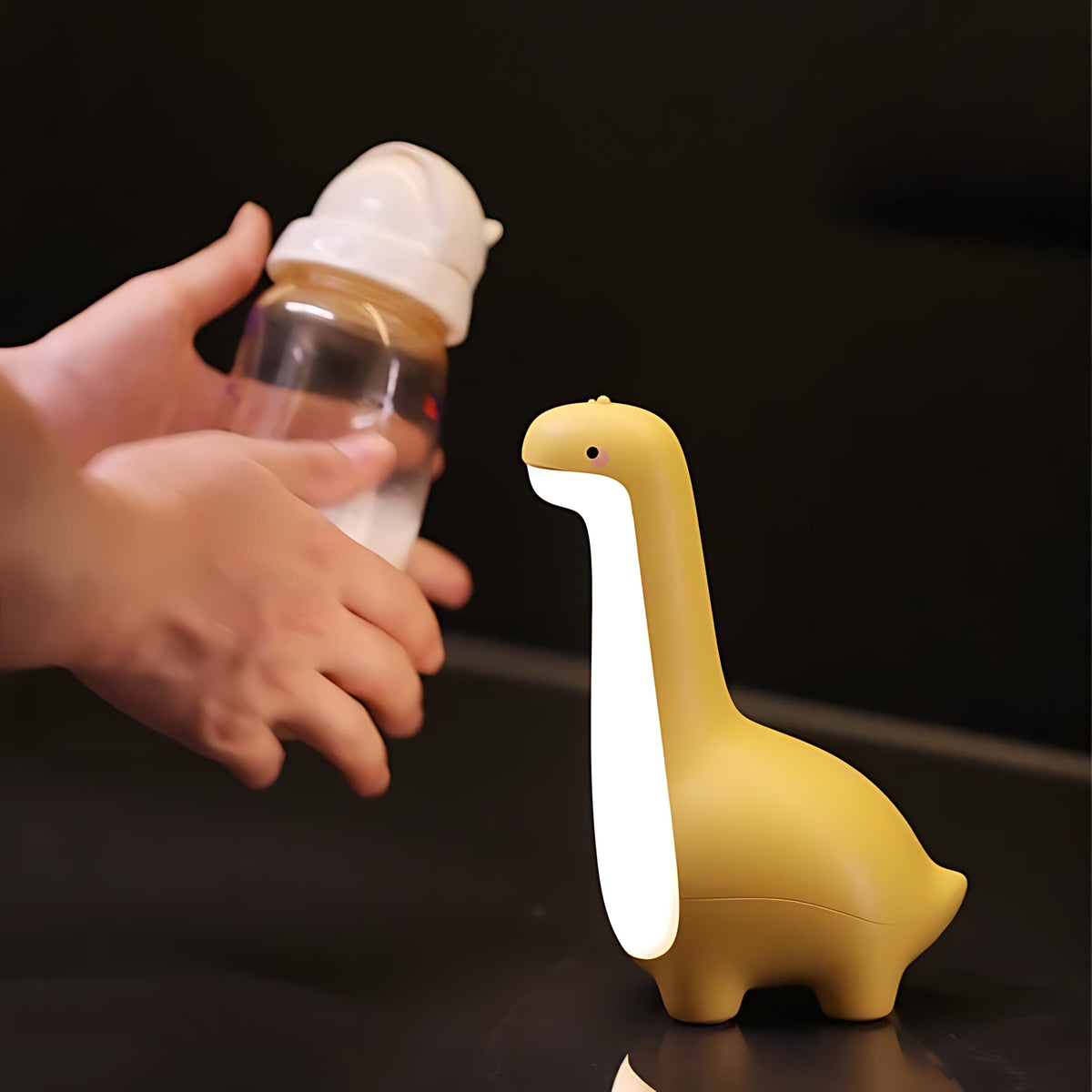RexGlow | Dinosaurus Nachtlampje - Siliconen Kind Draadloos USB
