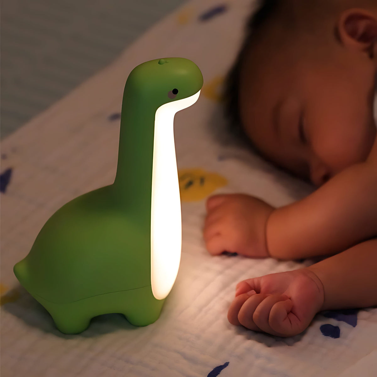 RexGlow | Dinosaurus Nachtlampje - Siliconen Kind Draadloos USB